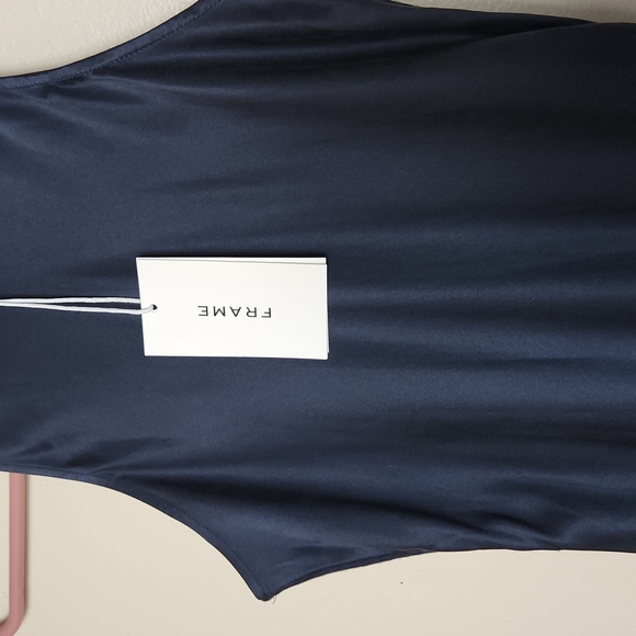 Frame Silk Racer Back Tank Dress - Picture 5 of 8